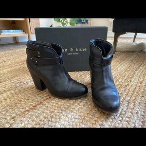 Rag & Bone black booties
